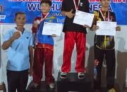 Atlet Wushu Sumbar Unjuk Gigi di Kejurprov, Iqrar Raih Emas dan Diva Persembahkan Medali Ganda